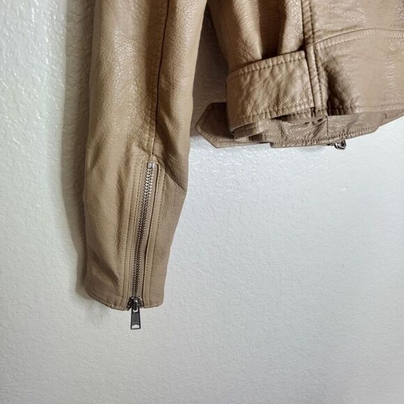 Pistola Tracy Cropped Faux Leather Moto Jacket sz Xs - Picture 7 of 10